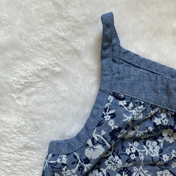 Nautica Toddler Dress 24M | Blue Floral A-Line EUC - Picture 3 of 16